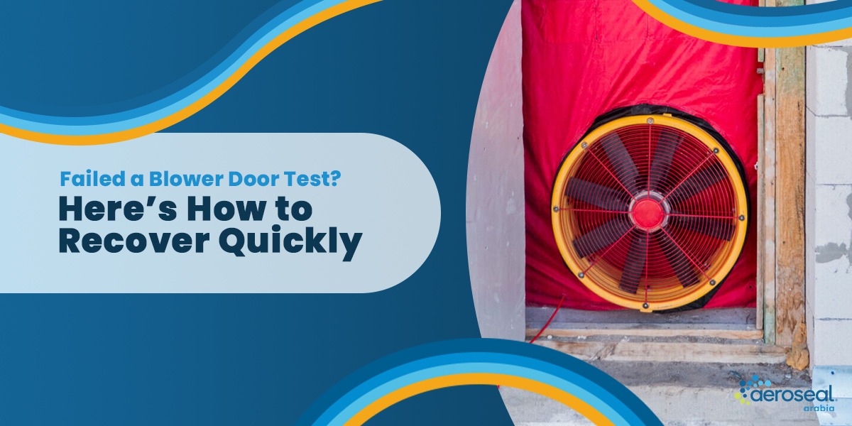 Failed a Blower Door Test? Here’s How to Recover Quickly